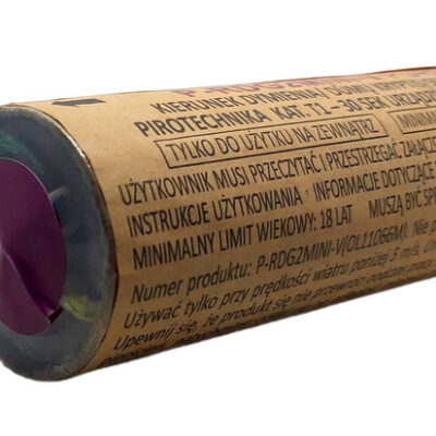 Świeca dymna dwustronna fioletowa RDG2-MINI/V Pyrolife