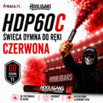 Świeca dymna do ręki czerwona HDP60C Hooligans Klasek T1 – intensywny czerwony dym 60 sekund