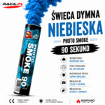Świeca dymna niebieska Photo Smoke CLE7038B SRPYRO – intensywny niebieski dym do zdjęć, filmów i eventów RACA.PL