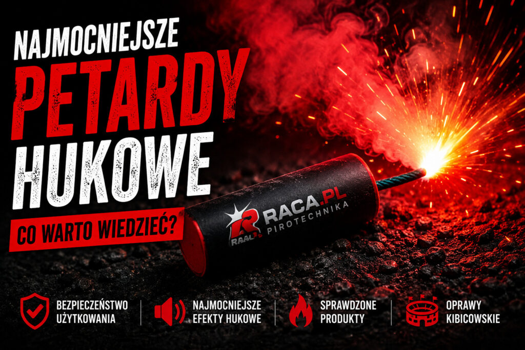 Najmocniejsze petardy hukowe wykorzystywane podczas opraw kibicowskich i efektów pirotechnicznych