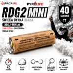 Świeca dymna biała RDG2-MINI/W Pyrolife T1 z zawleczką – generator białego dymu 40 sekund