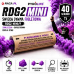 Świeca dymna dwustronna fioletowa RDG2-MINI/V Pyrolife T1