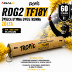 Świeca dymna dwustronna żółta Yellow RDG2 TF18Y Tropic T1 na zawleczkę – żółty dym 60 sekund