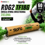 Świeca dymna dwustronna zielona Green RDG2 TF18G Tropic T1 na zawleczkę – zielony dym 60 sekund