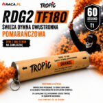 Świeca dymna dwustronna pomarańczowa Orange RDG2 TF18O na zawleczkę Tropic T1