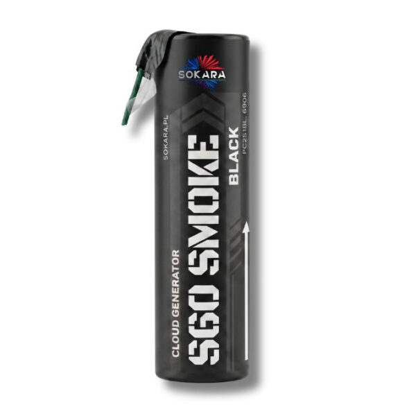 Świeca dymna czarna S60 Smoke PC2S1BL Sokara
