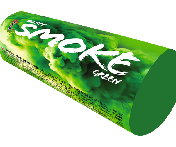 Świeca dymna zielona Green Smoke CB290G Color Bum T1