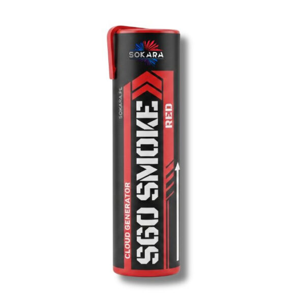 Świeca dymna czerwona S60 Smoke PC2S1R Sokara