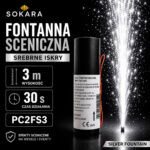 Fontanna sceniczna srebrne iskry 3 m 30 s PC2FS3 Sokara