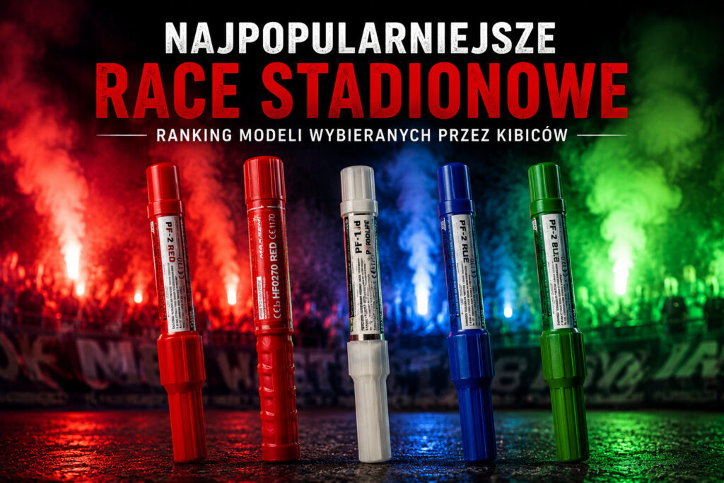 Najpopularniejsze race stadionowe wykorzystywane podczas opraw kibicowskich