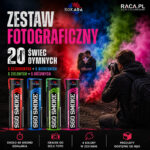 Zestaw fotograficzny świec dymnych Sokara 20 sztuk do sesji zdjęciowych