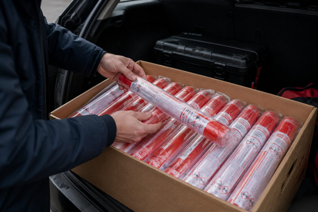 Race stadionowe w oryginalnych opakowaniach przygotowane do bezpiecznego transportu